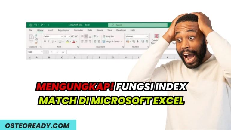 Mengungkap! Fungsi Index Match Di Microsoft Excel